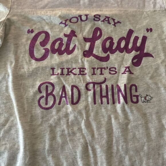 Disney Womens T Shirt XS Cat Lady Aristocats Marie Retro Movie Animation - Picture 2 of 10